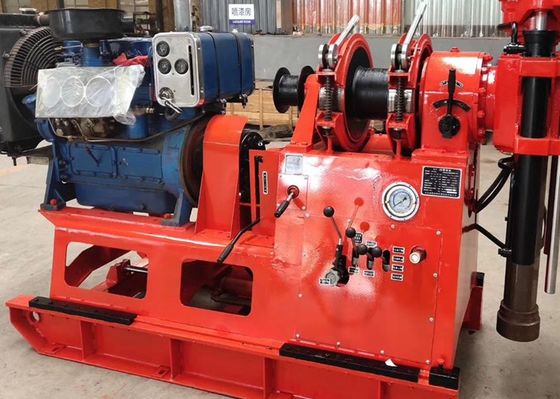 Giếng khoan nhỏ Đá địa chất 15kw Giàn khoan giếng nước di động