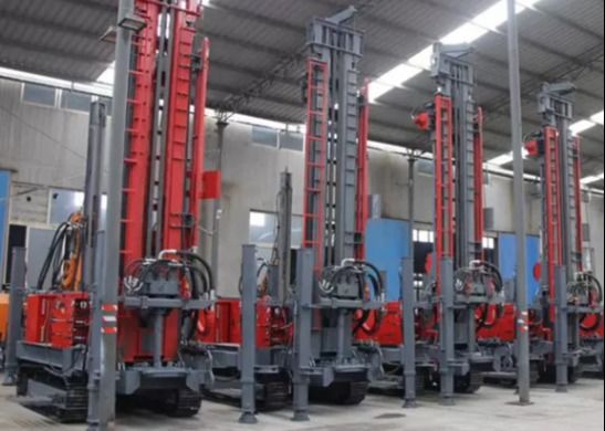 Máy khoan giếng khoan di động 260m với hệ thống thủy lực