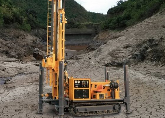 Độ sâu khoan 400 mét Máy khoan bánh xích quay bằng khí nén