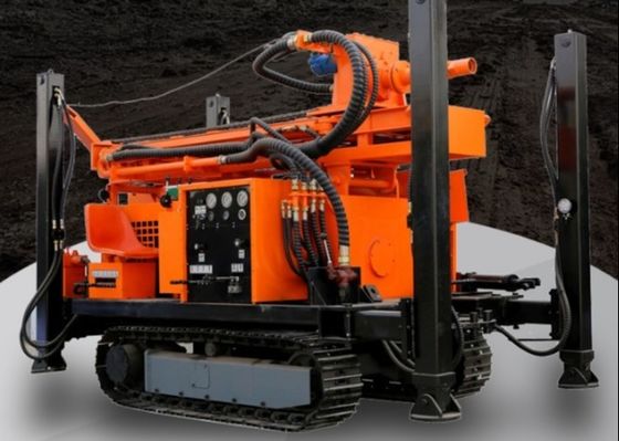 Giàn khoan không khí loại bánh xích 180m cho giếng nước