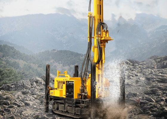 Máy khoan giàn khoan nước sâu 350m loại bánh xích