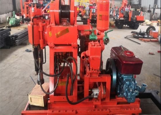 1 ngày 1 giếng 200m Máy khoan địa chất Hiệu suất làm việc cao