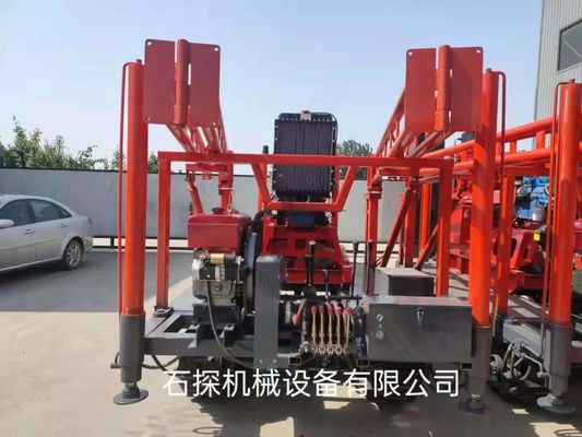 Giàn khoan gắn trên bộ gõ chân cao bằng khí nén