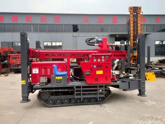 Máy khoan DTH gắn bánh xích Máy khoan giếng nước động cơ diesel 260m