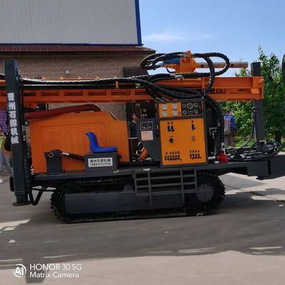 Máy khoan bánh xích thủy lực tốc độ cao Giàn khoan sâu 350 mét cho doanh nghiệp