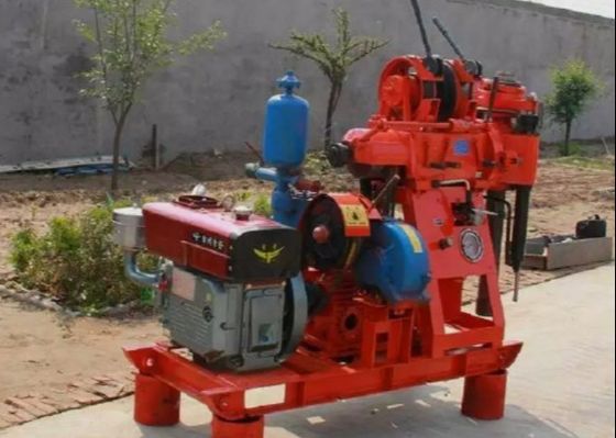 Giàn khoan di động kỹ thuật Spt 200m cho giếng nước