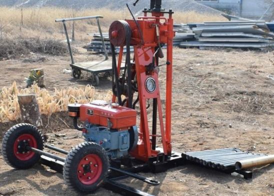 Bảo hành 12 tháng Giàn khoan kỹ thuật Độ sâu 50 mét Nhẹ di động
