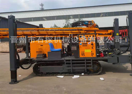Máy khoan bánh xích thủy lực đầy đủ sâu 350m Giếng khoan bằng khí nén