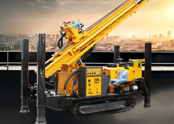Máy khoan bánh xích khí nén độ sâu 400m Máy khoan nước giếng khoan