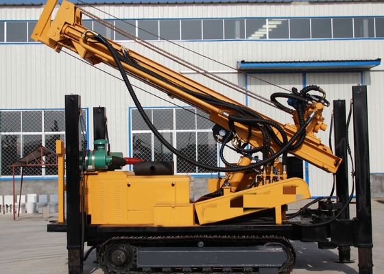 Máy khoan bánh xích thép tùy chỉnh gắn giàn khoan khí nén ST 300 cho lỗ khoan