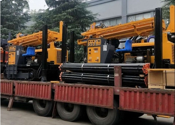 Độ sâu 350 mét Máy khoan nước giếng khoan Di động Diesel