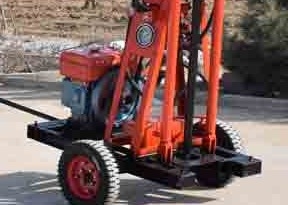 St 50 OEM Kỹ thuật khoan Rig Kiểm tra đất với bánh xe