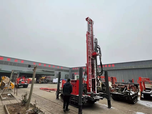 Máy khoan khí nén sâu 180m St180 Loại bánh xích thủy lực nhỏ cho giếng nước