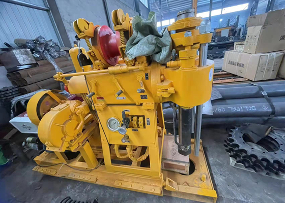 Máy khoan trục vít 150m Người đàn ông Máy khoan thăm dò địa chất di động