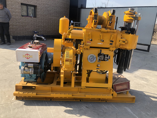 Máy khoan thăm dò 100 mét với động cơ diesel BW 160 Bơm bùn Hỗ trợ video