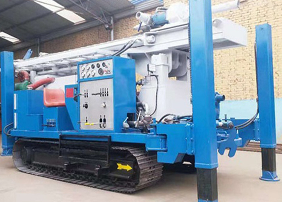 350 mét Máy khoan khí nén Máy khoan thép tuần hoàn tích cực Gắn bánh xích