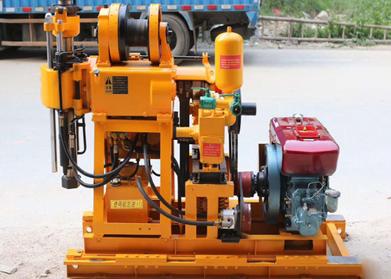 22 HP thủy lực máy khoan cơ sở kỹ thuật di động với độ sâu 180 mét