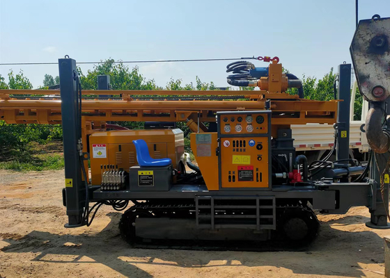 Máy khoan bánh xích lỗ khoan sâu 260m Đường kính 105mm