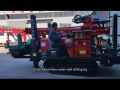 Máy khoan giếng nước khí nén St 180 lớn Máy bánh xích tốc độ cao được gắn