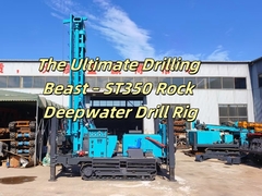 Đường đua / máy kéo Deep Borehole Bore Rig Machine cho đường kính 105-305mm