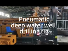 Giàn khoan gắn xích với cần khoan 3 mét Máy khoan giếng thủy lực