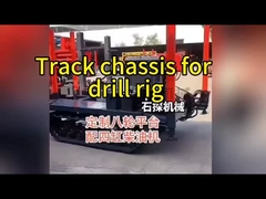 Giàn khoan gắn xích để khoan ở khu vực đá