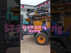 St200 Pneumatic Bore Rig bền Dth Rock Blasting Deep Water Borehole