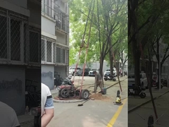 Máy khoan thử đất 200 mét di động gắn bánh xe hoặc xích