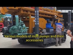 BW320 Máy bơm piston ngang di động, bơm bùn để khoan giếng nước và khoan thăm dò