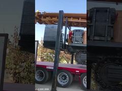 1000m Crawler thủy lực giếng nước khoan 6 xi lanh động cơ diesel