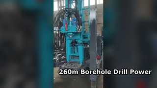 Máy khoan lỗ khoan nước 260m Mô-men xoắn cao