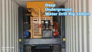 Máy khoan sâu Máy nén thủy lực 1000m