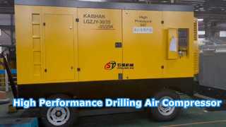 Máy nén khí Diesel công nghiệp hiệu suất cao để khoan