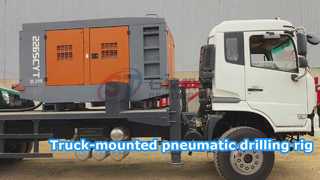 Giàn khoan khí nén gắn trên xe lớn